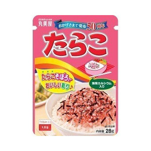 MARUMIYA  Tarako (Cod Roe) Furikake (Condiment for Rice)  NP 28g#丸美屋  たらこ NP       28g