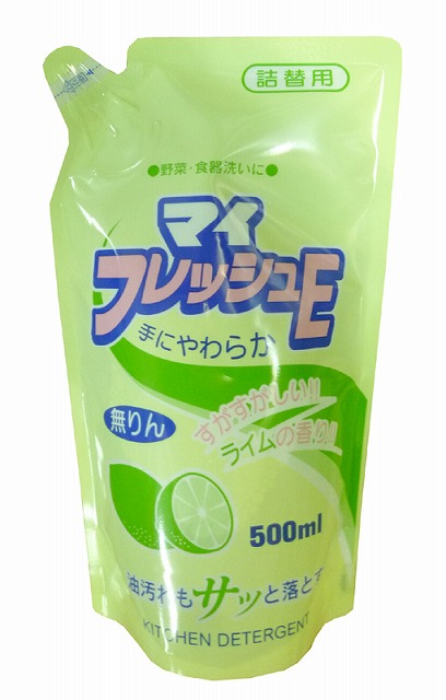 My Fresh E Refill 500ml Kitchen Detergent#ﾏｲﾌﾚｯｼｭＥ　詰替用　　500ml