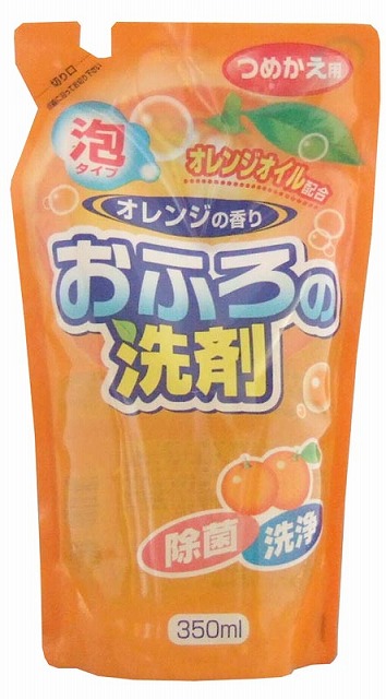 Bathroom Cleaner Orange Oil Refill 350ml#ｵﾌﾛの洗剤ｵﾚﾝｼﾞｵｲﾙ 詰替　　350ml