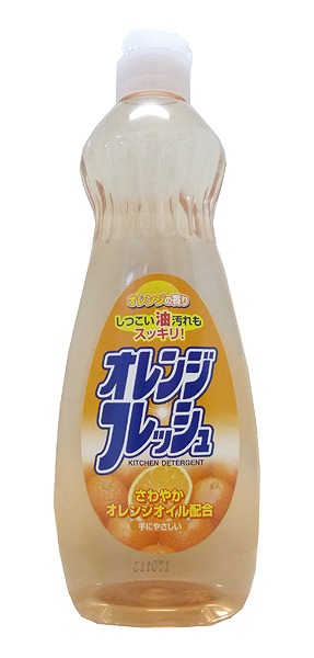 Orange Oil Compound Kitchen Detergent Fresh 600ml#ｵﾚﾝｼﾞｵｲﾙ配合ﾌﾚｯｼｭ　　600ml