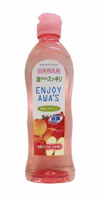 Enjoy Awa’s Kitchen Detergent Fruit 250ml#ｴﾝｼﾞｮｲｱﾜｰｽﾞ台所用洗剤ﾌﾙｰﾂ　　250ml