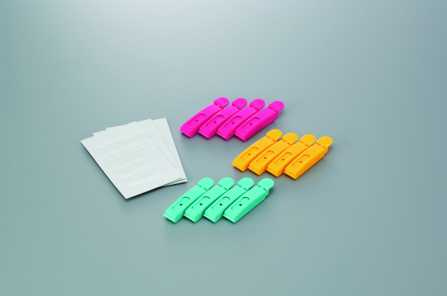 PLASTIC NAME CLIP S 12P SET BL/Y/P#ネームクリップＳ １２本セット BL/Y/P｜LINE  UP｜商品購入見積サイト【QUOTATION】｜株式会社 CLOVER TRADING