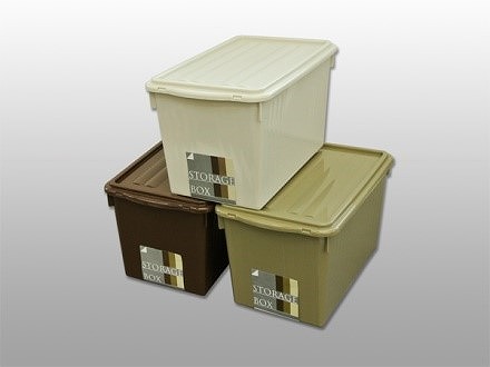 Storage Box M  Inner: Single Color， (Case)Brown:20P Ivory:30P， Khaki:30P#STORAGE BOX M  インナー：単色､(ケース) ブラウン20個　アイボリー30個　カーキ30個　