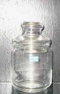 Pop Jar with Glass Lid M#ポップジャーガラス蓋　Ｍ