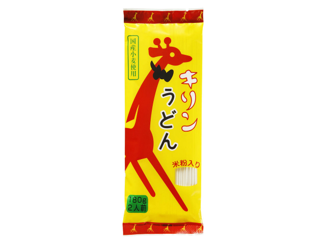Kirin (Giraffe) Udon Noodles 180g#キリンうどん180g
