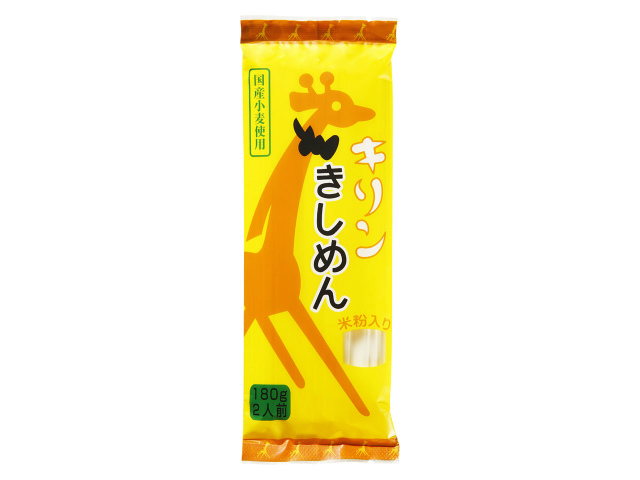 Kirin (Giraffe) Kishimen Noodles 180g#キリンきしめん180g