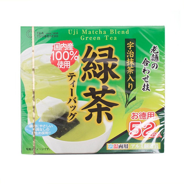 Green Tea Bags with Uji Matcha 52P#宇治抹茶入り緑茶ティーバッグ　52袋入