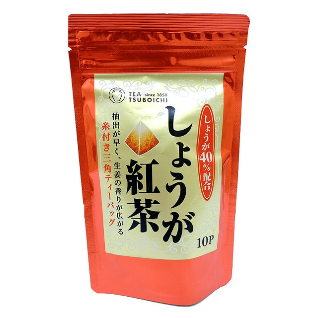 Plentiful Ginger Tea bags 10P#たっぷりしょうが紅茶ティーバッグ　10P