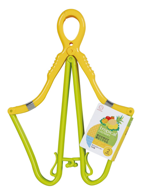 Collapsible Hangers-Set of 2#tropical LAUNDRY 折りたたみﾊﾝｶﾞｰ2P