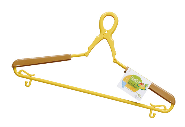 Clamp-On Extendable Hanger#tropical LAUNDRY スライドキャッチハンガー