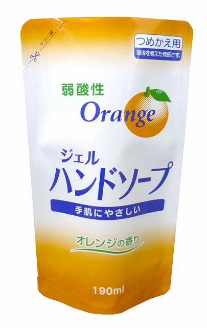 Weak-acidic Gel Hand Soap Refill 190ml#弱酸性ｼﾞｪﾙﾊﾝﾄﾞｿｰﾌﾟ 詰替え　　190ml