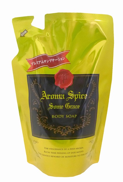 Aroma Spice Body Soap Premium Refill 400ml#ｱﾛﾏｽﾊﾟｲｽﾎﾞﾃﾞｨｿｰﾌﾟ ﾌﾟﾚﾐｱﾑ 詰替　　400ml