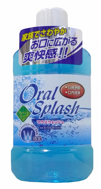 Oral Splash Fresh Mint 500ml#ｵｰﾗﾙｽﾌﾟﾗｯｼｭ　ﾌﾚｯｼｭﾐﾝﾄ　　500ｍｌ