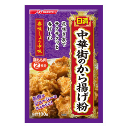 NISSHIN China Town Fried Chicken Powder Soy Sauce Flavor#日清中華街の唐揚げ粉香味醤油味