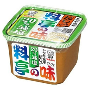 MARUKOME Low Salt Miso "Restaurant Taste" 750g#だし入り料亭の味減塩750g