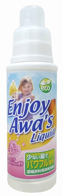 Enriched Liquid Detergent Enjoy Awa’s 400g#濃縮液体洗剤ｴﾝｼﾞｮｲｱﾜｰｽﾞ本体　　400g