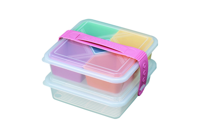 PLASTIC CONTAINER FOR PARTY TWIN-MELODY#パーティー　ツイン