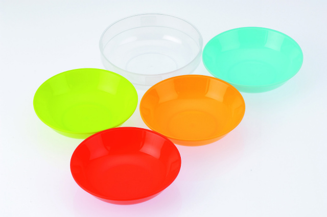 PLASTIC SMALL DISH - PICNICA 5P#ピクニカ小皿　５Ｐ