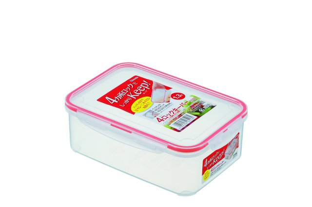 PLASTIC FOOD CONTAINER R-1300#フォーロックキーパー　R-1300
