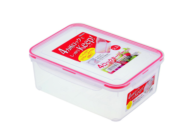 PLASTIC FOOD CONTAINER R-2300#フォーロックキーパー　R-2300