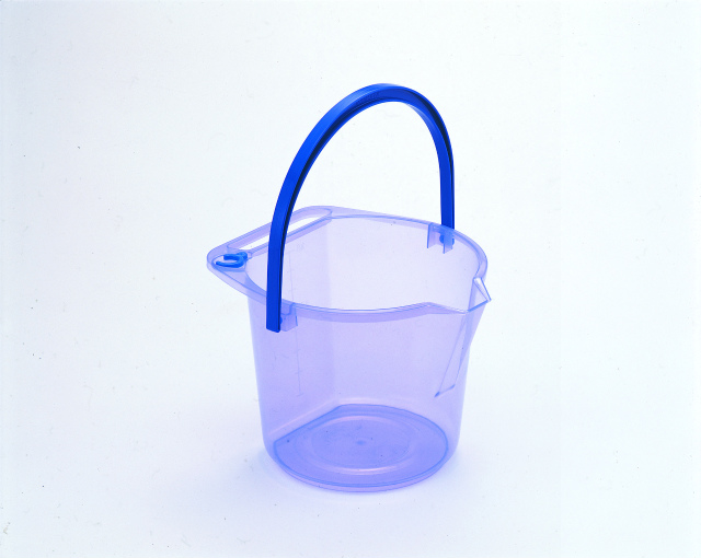 PLASTIC BUCKET 8L AQUA#なるほどバケツ８Ｌ　アクアカラー