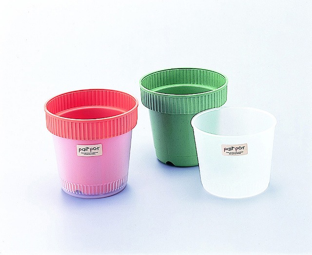 PLASTIC FLOWER POT PAIR#ペアポット