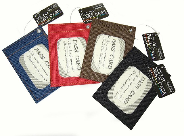 Color Pass Case Single  Black4 Red2 Brown2 Blue4#カラーパスケースシングル  黒4　赤2　茶2　青4