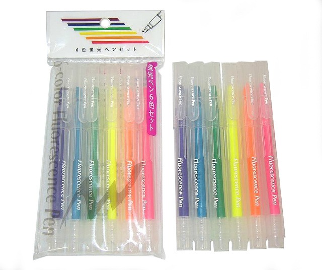 Six-color Fluorescent Pen#６色蛍光ペン