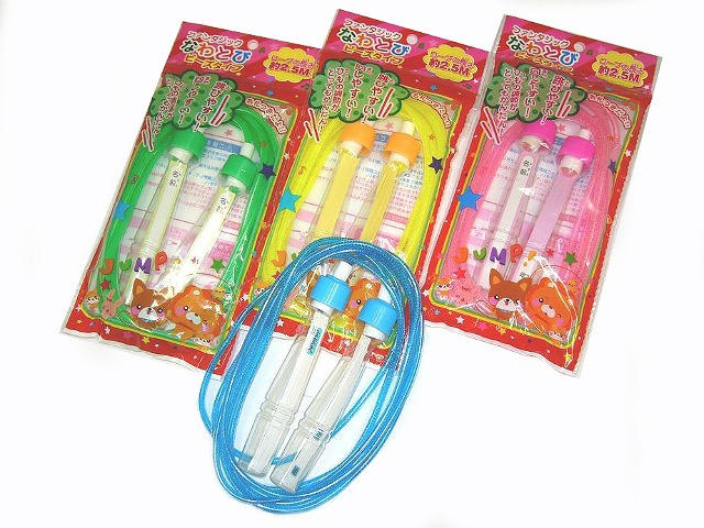 Fantastic Jump Rope (Beads Type)   4 Color Assort #ﾌｧﾝﾀｼﾞｯｸなわとび（ﾋﾞｰｽﾞﾀｲﾌﾟ）  4色ｱｿｰﾄ