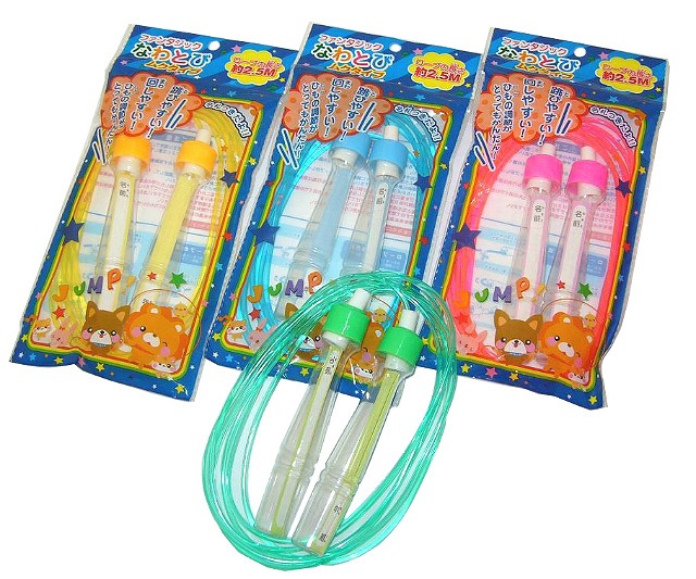 Fantastic Jump Rope (Plain Type)   4 Color Assort #ﾌｧﾝﾀｼﾞｯｸなわとび（ﾑｸﾀｲﾌﾟ）  4色ｱｿｰﾄ