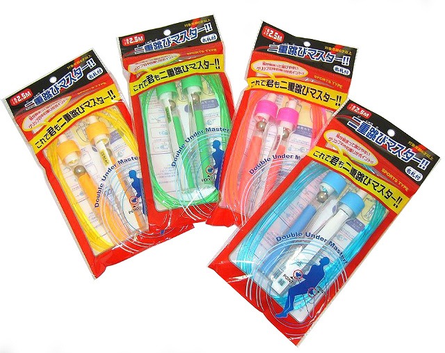 Double Skip Master Jump Rope   4 Color Assort #二重跳びマスター   4色ｱｿｰﾄ