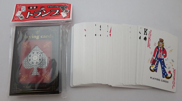 Paper Cards with Paper Case#紙製トランプ　紙ケース入り