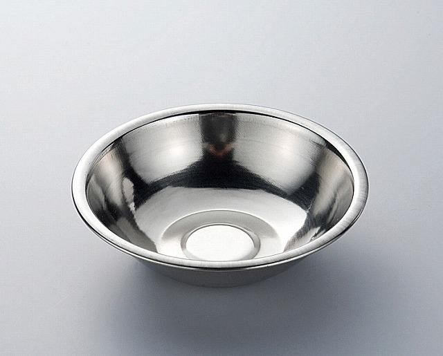 Stainless Shallow Type Bowl 13cm#浅型ミキシングボール１３ｃｍ