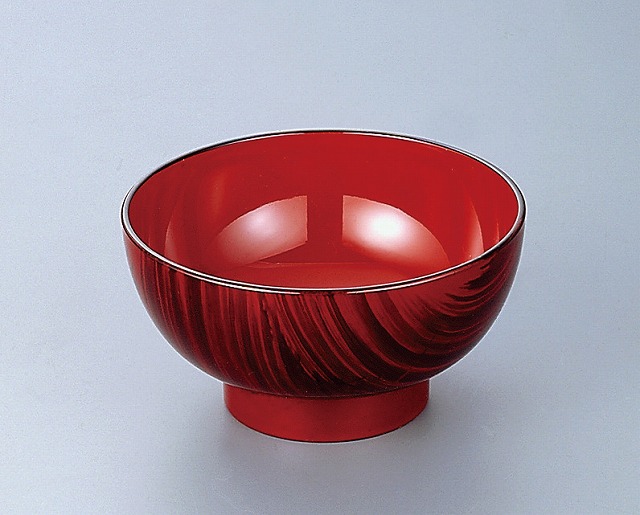 ABS Daimyo Soup Bowl (Teak Patterned)#汁椀大名   （チーク柄）