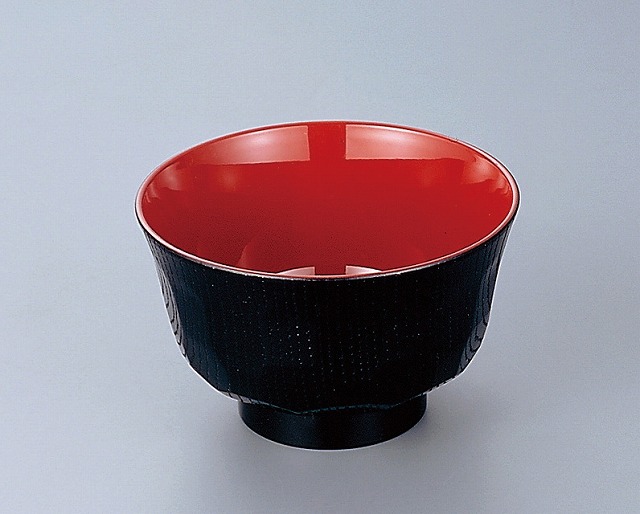ABS Daimyo Soup Bowl (Lily Type & Hexagonal Patterned)#汁椀大名　　（ユリ型亀甲）