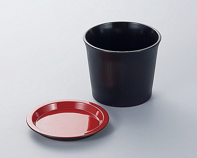 Soba Soup Cup with Small Dish for Condiments#(K)薬味皿付 そばツユ入
