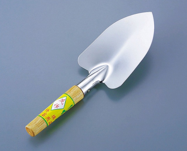 Garden Trowel with Wooden Handle (Thick)#木柄移植こて （太）
