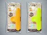 Food Bag Clip L (with Magnet)  Orange×5 Green×5#袋止めクリップ大（マグネット付）オレンジ×5 グリーン×5
