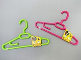 Kids Rotary Hanger 2P AST  Pink×5 Green×5#KIDS回転ﾊﾝｶﾞｰ2P　AST   ﾋﾟﾝｸ×5 ｸﾞﾘｰﾝ×5