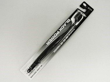 Black (with Bamboo Charcoal Powder)　Toothbrush　#ブラック(竹炭粉末入)歯ブラシ　  　