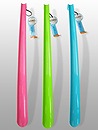 Long Shoehorn  Colorful  #ロングくつべら　ｶﾗﾌﾙ　　