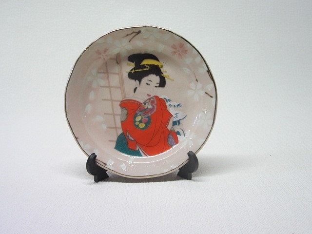 MINI PLATE WITH STAND #額皿（皿立付）