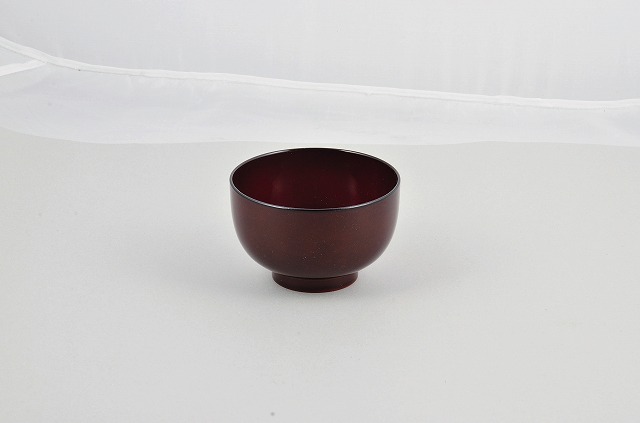 Lacquer Ware Color Clean Coat Akatame Red （Soup Bowl ）#漆器彩　クリーンコート　汁椀　赤溜