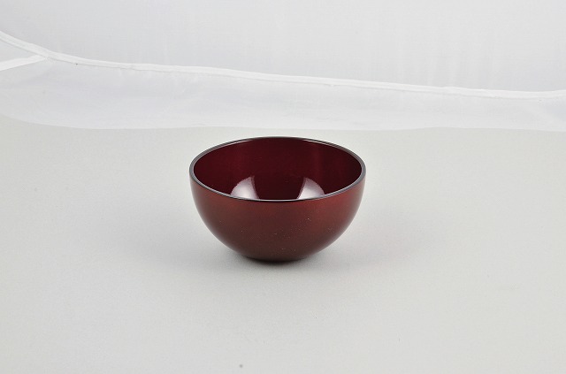 Lacquer Ware Color Clean Coat  Akatame Red #漆器彩　クリーンコート　サラダボール　赤溜、<小>