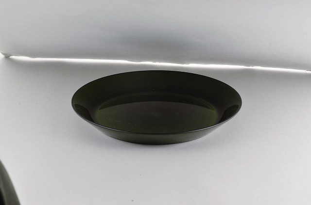 Lacquer Ware Color Clean Coat Round Plate Toryoku Green#漆器彩　クリーンコート　丸皿 透緑