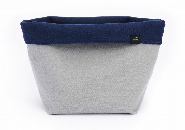 KISHU Flannel 100% Cotton Basket Medium#マルチクロスボウル（中）　