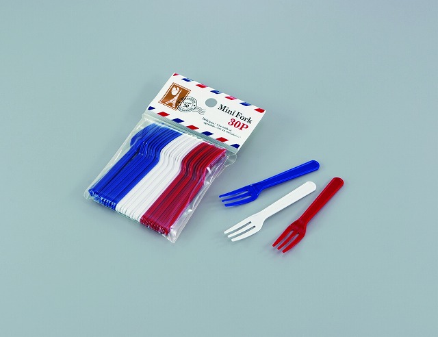 TRICOLOR MINI FORK 30P #トリコロール　ミニフォーク　３０Ｐ　込