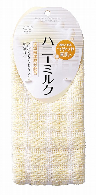 HONEY BODY TOWEL#はちみつﾀｵﾙ