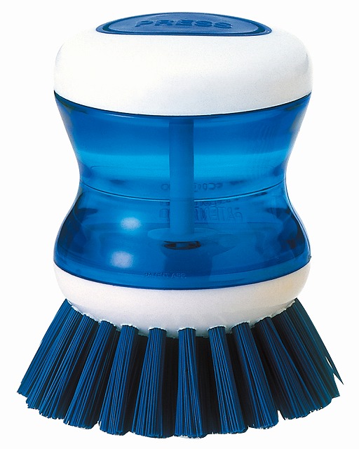 KITCHEN BRUSH WHICH DETERGENT COMES OUT EASILY#ﾃﾞﾙﾃﾞﾙｷｯﾁﾝﾌﾞﾗｼ