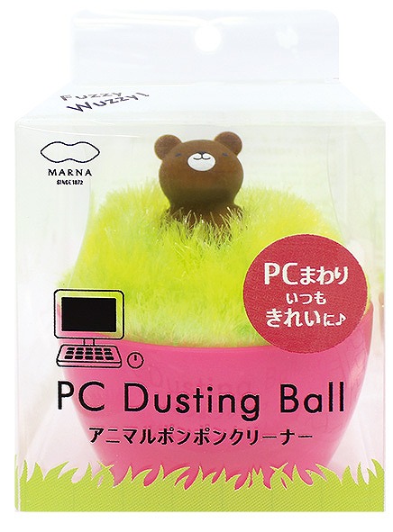 ANIMAL PC DUSTING BALL (BEAR)#ｱﾆﾏﾙﾎﾟﾝﾎﾟﾝｸﾘｰﾅｰ　（ｸﾏ）